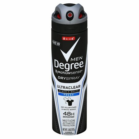 DEGREE Antipersirant Ultra Clear Black&White Fresh 3.8z 660116